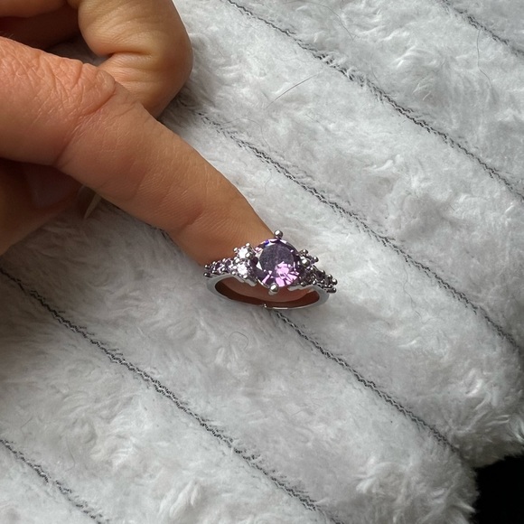 Purple Promise Ring - Picture 2 of 2